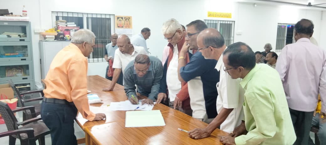 Signing the nomination by supporting members KK Sharma Garu.jpeg 